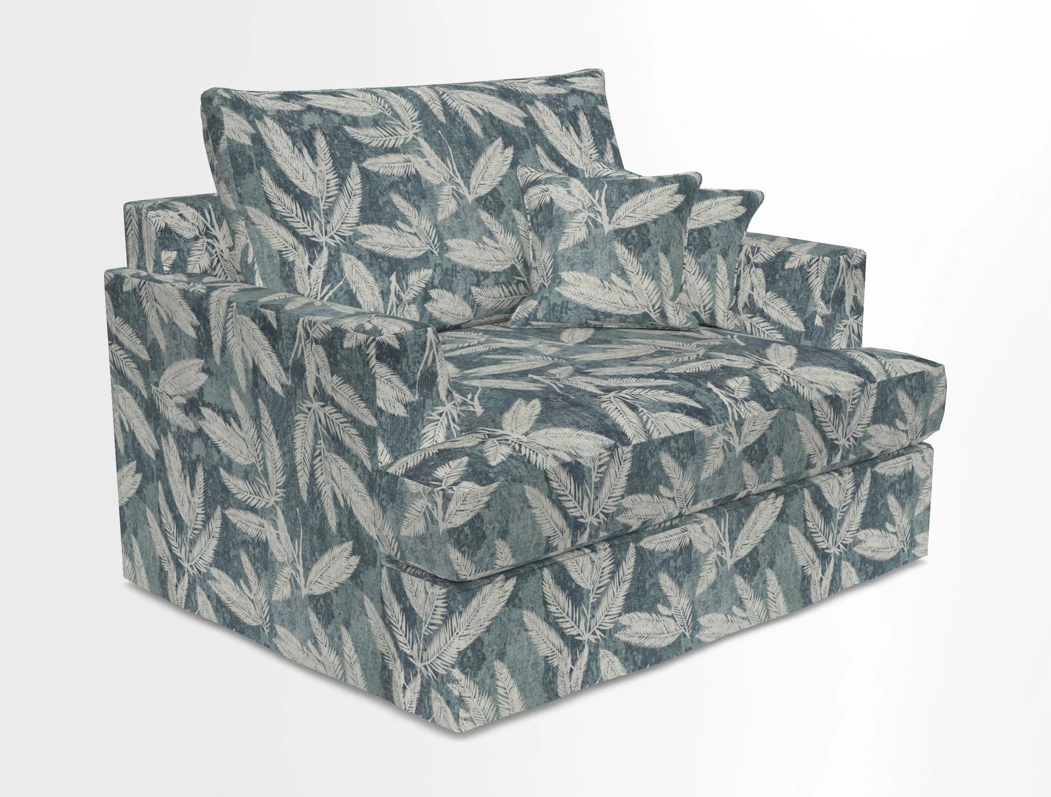 Slingsby Snuggler Fitted Cover Sofa in Two Tone Plain Biscuit.  Loose cover version available
