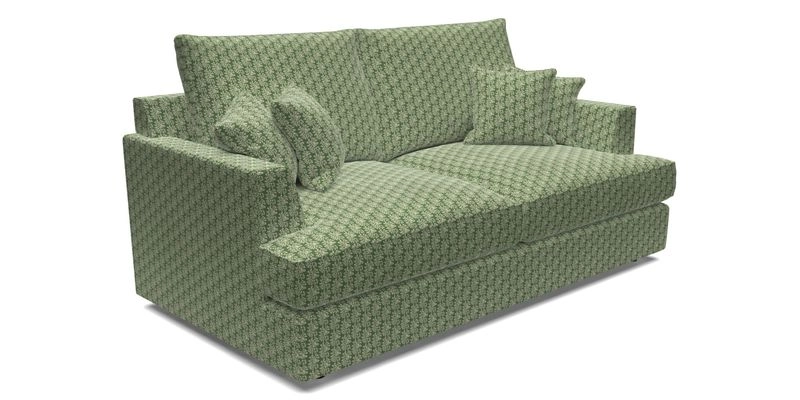 Slingsby 3 Seater Fitted Cover Sofa in Two Tone Plain Biscuit. Loose cover version available