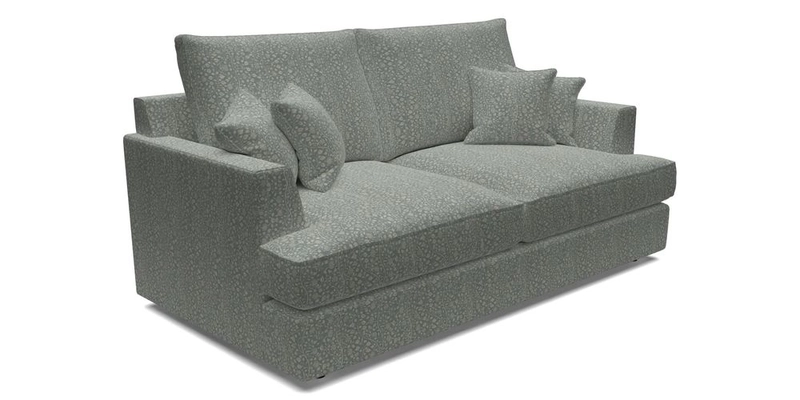 Slingsby 3 Seater Fitted Cover Sofa in Two Tone Plain Biscuit. Loose cover version available