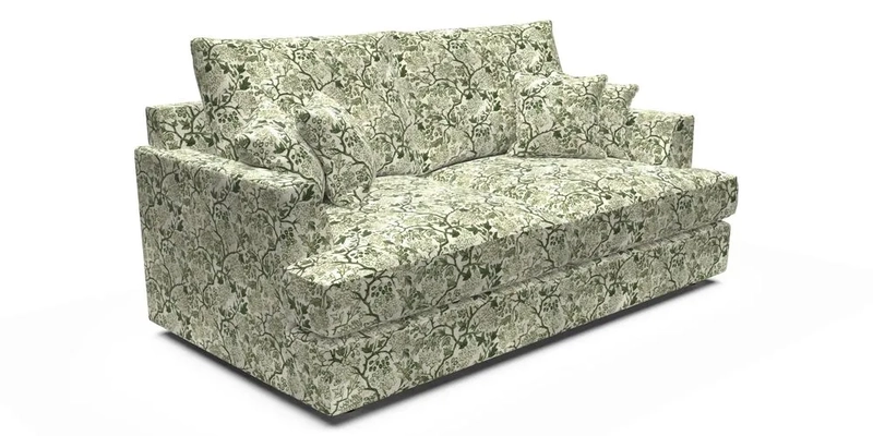 Slingsby 3 Seater Fitted Cover Sofa in Two Tone Plain Biscuit. Loose cover version available
