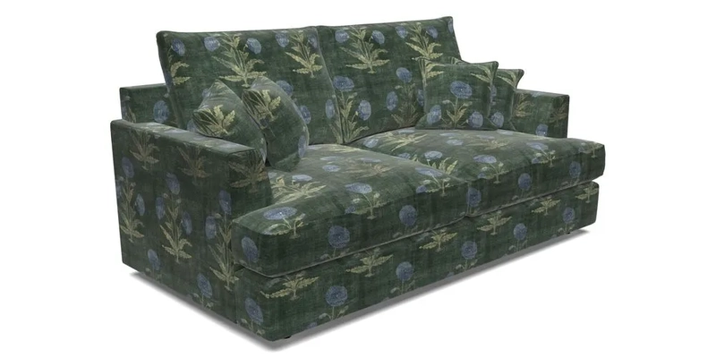 Slingsby 3 Seater Fitted Cover Sofa in Two Tone Plain Biscuit. Loose cover version available