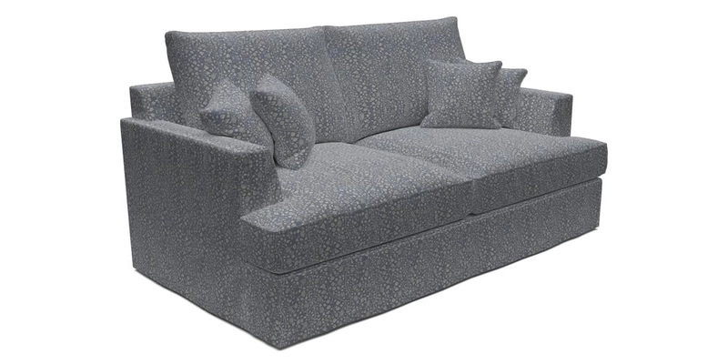 Slingsby 3 Seater Fitted Cover Sofa in Two Tone Plain Biscuit. Loose cover version available