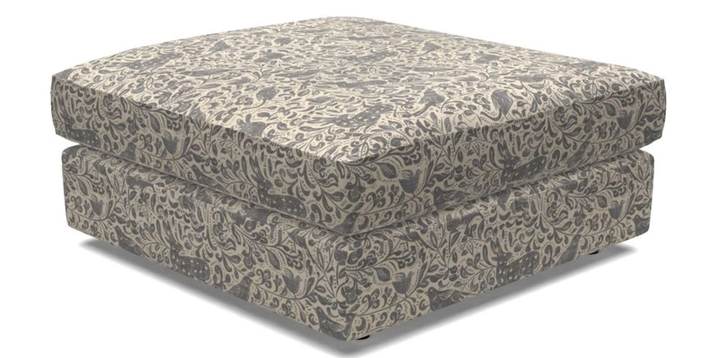 Slingsby Snuggler Fitted Cover Sofa in Two Tone Plain Biscuit. 