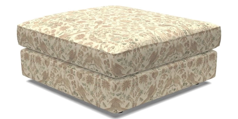 Slingsby Snuggler Fitted Cover Sofa in Two Tone Plain Biscuit. 