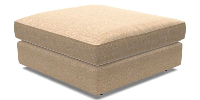 Slingsby Snuggler Fitted Cover Sofa in Two Tone Plain Biscuit. 