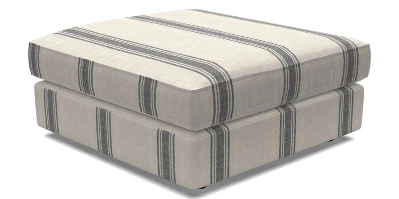 Slingsby Snuggler Fitted Cover Sofa in Two Tone Plain Biscuit. 
