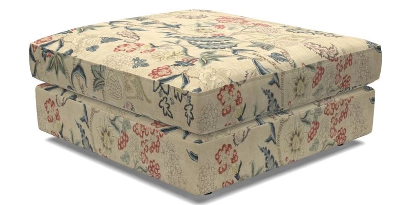 Slingsby Snuggler Fitted Cover Sofa in Two Tone Plain Biscuit. 