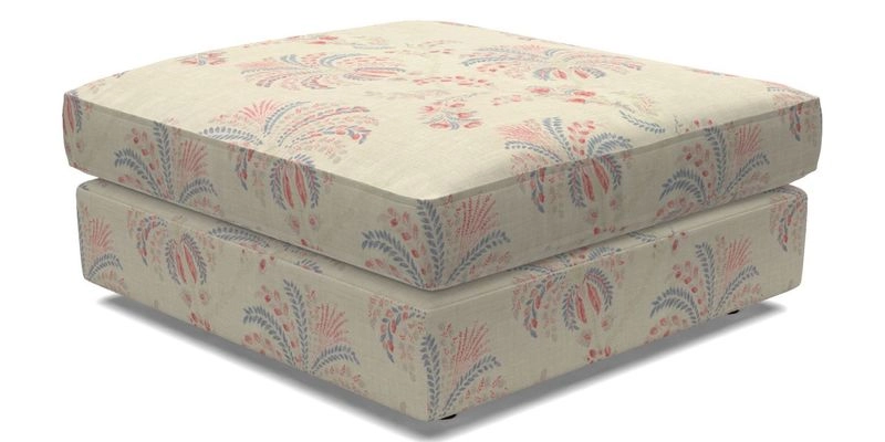 Slingsby Snuggler Fitted Cover Sofa in Two Tone Plain Biscuit. 