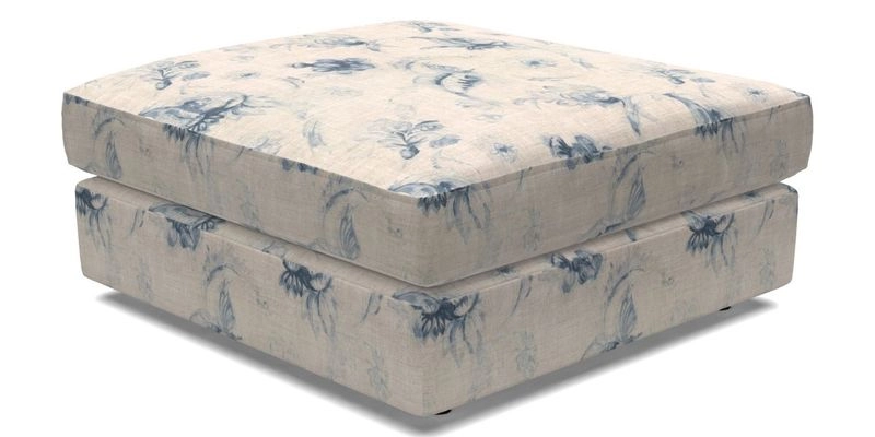 Slingsby Snuggler Fitted Cover Sofa in Two Tone Plain Biscuit. 