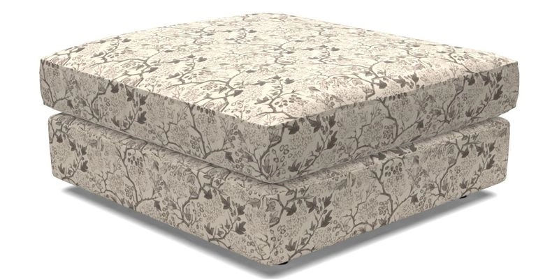 Slingsby Snuggler Fitted Cover Sofa in Two Tone Plain Biscuit. 