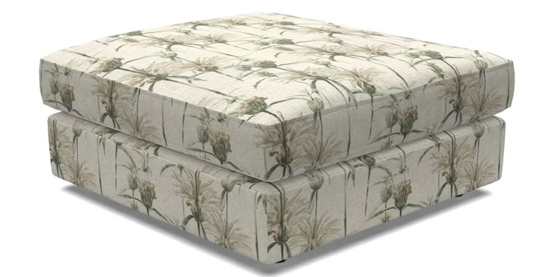 Slingsby Snuggler Fitted Cover Sofa in Two Tone Plain Biscuit. 