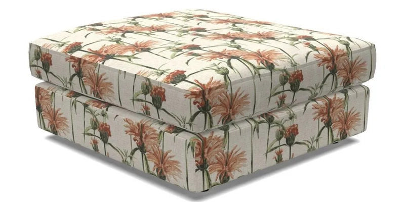 Slingsby Snuggler Fitted Cover Sofa in Two Tone Plain Biscuit. 