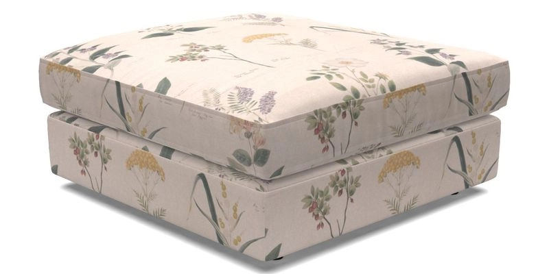 Slingsby Snuggler Fitted Cover Sofa in Two Tone Plain Biscuit. 