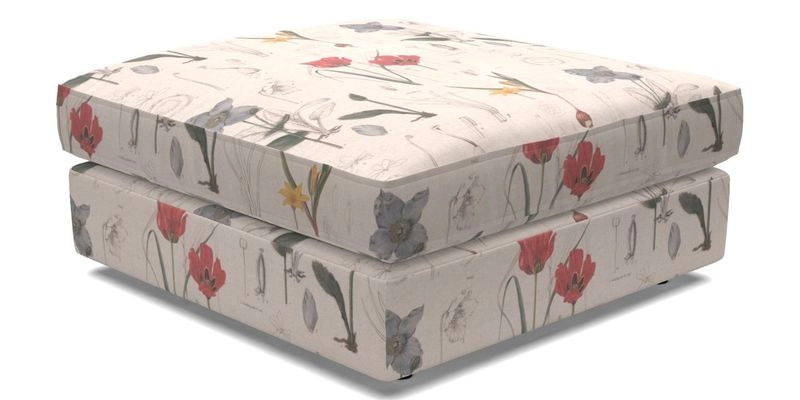 Slingsby Snuggler Fitted Cover Sofa in Two Tone Plain Biscuit. 