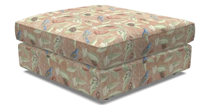 Slingsby Snuggler Fitted Cover Sofa in Two Tone Plain Biscuit. 