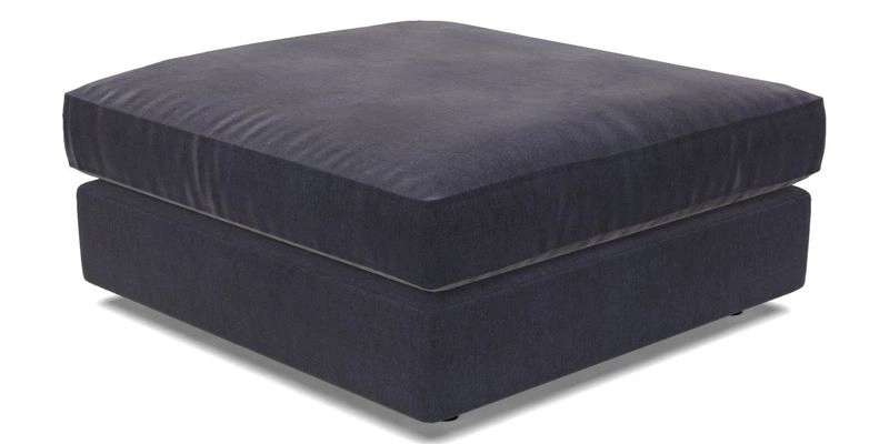 Slingsby Snuggler Fitted Cover Sofa in Two Tone Plain Biscuit. 