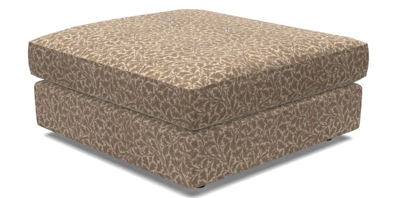 Slingsby Snuggler Fitted Cover Sofa in Two Tone Plain Biscuit. 