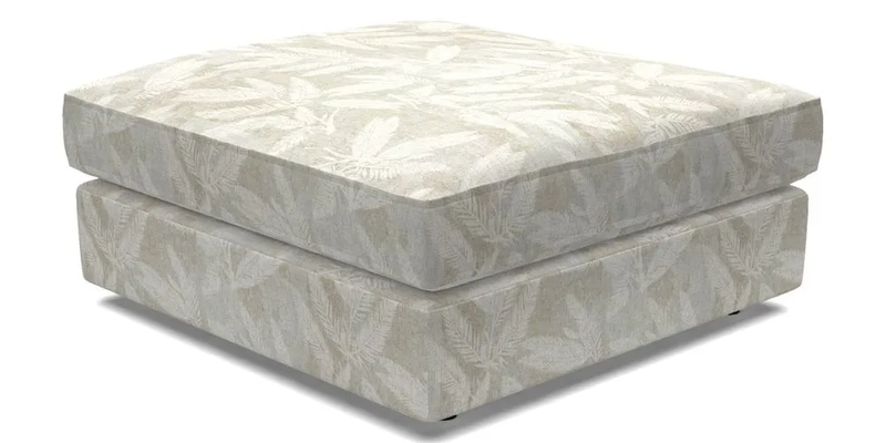 Slingsby Snuggler Fitted Cover Sofa in Two Tone Plain Biscuit. 