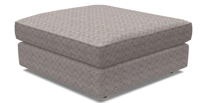 Slingsby Snuggler Fitted Cover Sofa in Two Tone Plain Biscuit. 