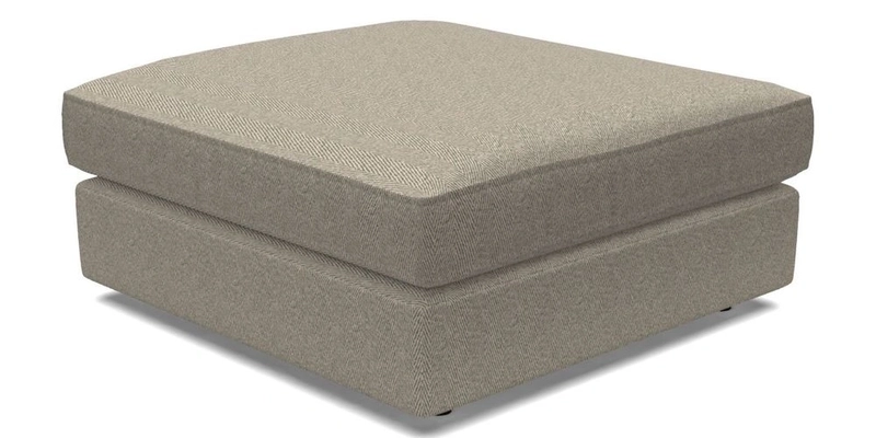 Slingsby Snuggler Fitted Cover Sofa in Two Tone Plain Biscuit. 