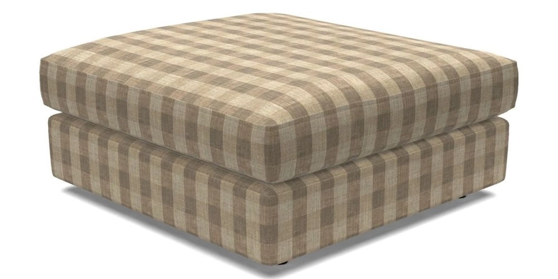 Slingsby Snuggler Fitted Cover Sofa in Two Tone Plain Biscuit. 