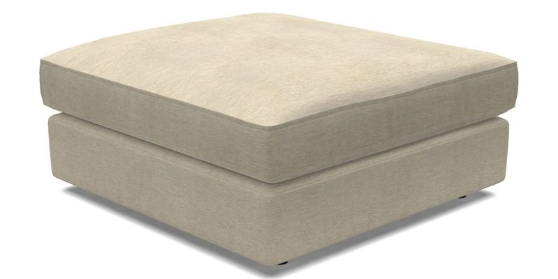 Slingsby Snuggler Fitted Cover Sofa in Two Tone Plain Biscuit. 