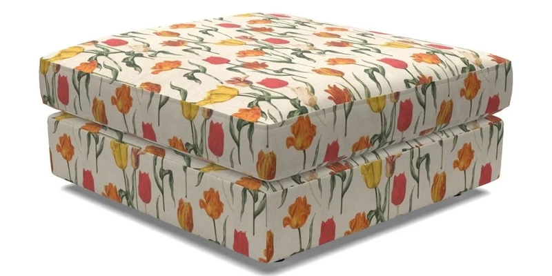 Slingsby Snuggler Fitted Cover Sofa in Two Tone Plain Biscuit. 