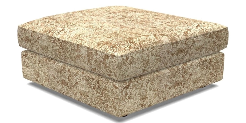 Slingsby Snuggler Fitted Cover Sofa in Two Tone Plain Biscuit. 