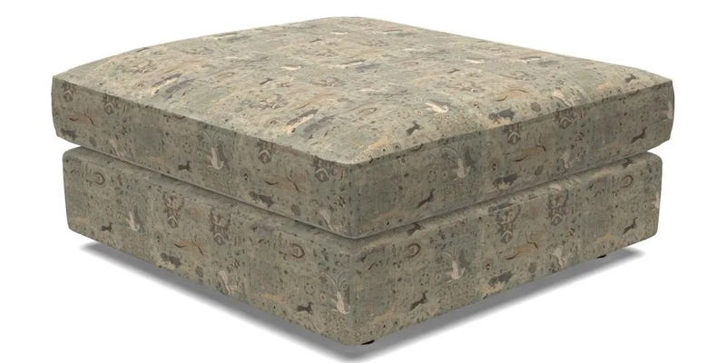 Slingsby Snuggler Fitted Cover Sofa in Two Tone Plain Biscuit. 