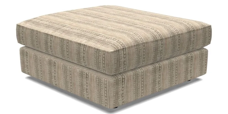 Slingsby Snuggler Fitted Cover Sofa in Two Tone Plain Biscuit. 