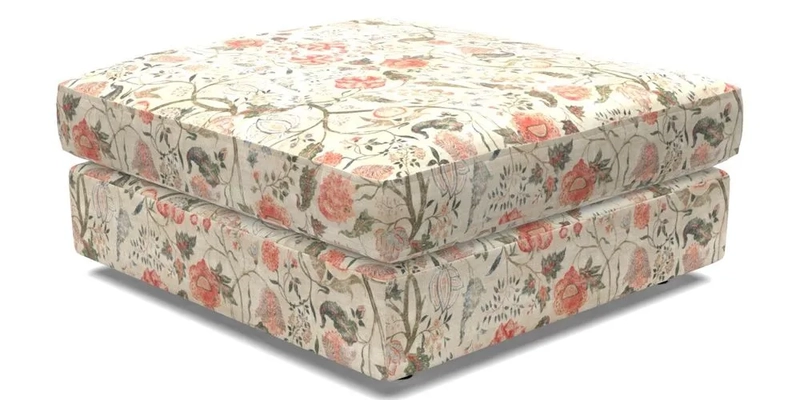 Slingsby Snuggler Fitted Cover Sofa in Two Tone Plain Biscuit. 