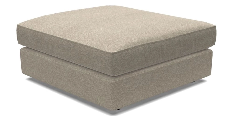 Slingsby Snuggler Fitted Cover Sofa in Two Tone Plain Biscuit. 