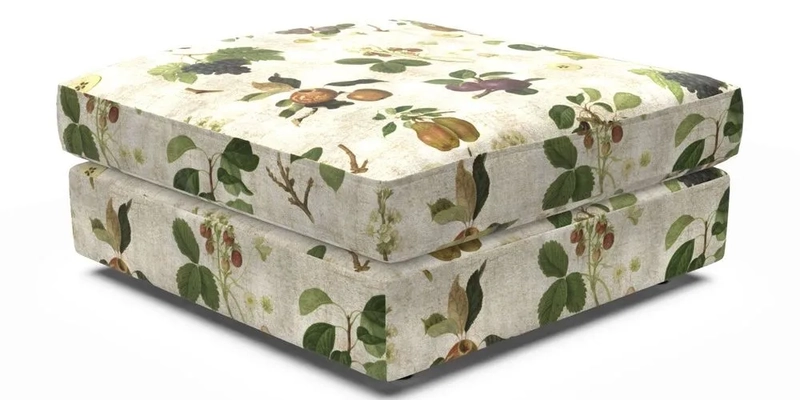 Slingsby Snuggler Fitted Cover Sofa in Two Tone Plain Biscuit. 