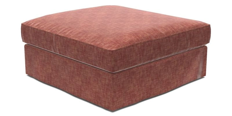 Slingsby Snuggler Fitted Cover Sofa in Two Tone Plain Biscuit. 