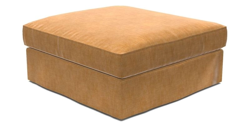 Slingsby Snuggler Fitted Cover Sofa in Two Tone Plain Biscuit. 