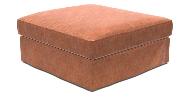 Slingsby Snuggler Fitted Cover Sofa in Two Tone Plain Biscuit. 