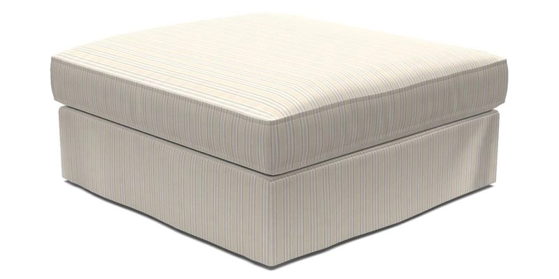 Slingsby Snuggler Fitted Cover Sofa in Two Tone Plain Biscuit. 