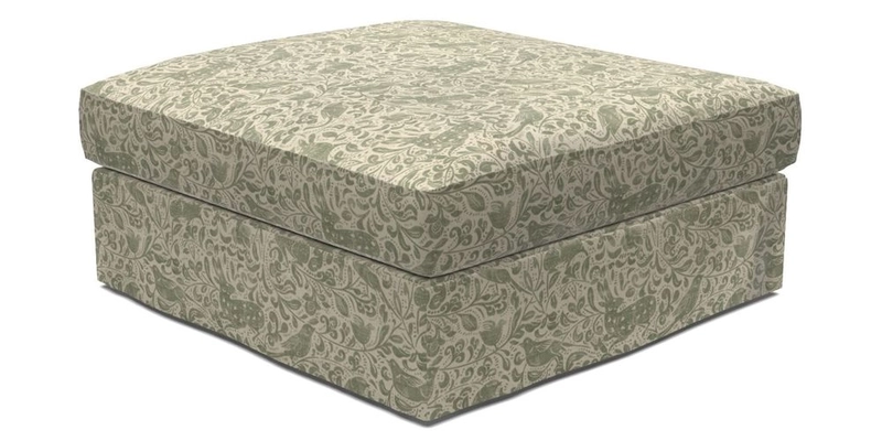 Slingsby Snuggler Fitted Cover Sofa in Two Tone Plain Biscuit. 