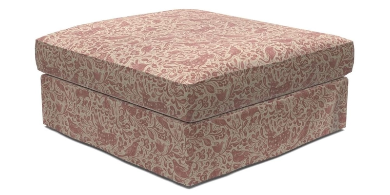 Slingsby Snuggler Fitted Cover Sofa in Two Tone Plain Biscuit. 