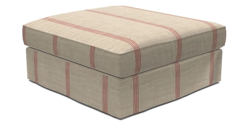 Slingsby Snuggler Fitted Cover Sofa in Two Tone Plain Biscuit. 