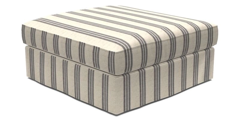 Slingsby Snuggler Fitted Cover Sofa in Two Tone Plain Biscuit. 