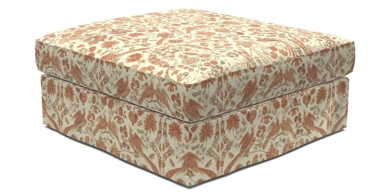 Slingsby Snuggler Fitted Cover Sofa in Two Tone Plain Biscuit. 