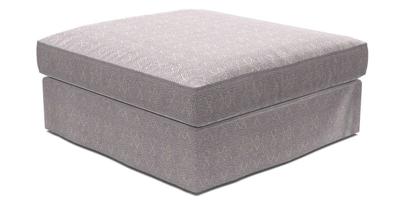 Slingsby Snuggler Fitted Cover Sofa in Two Tone Plain Biscuit. 