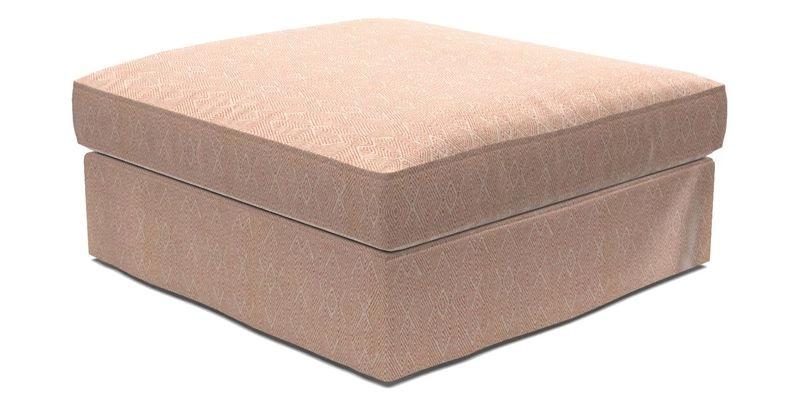 Slingsby Snuggler Fitted Cover Sofa in Two Tone Plain Biscuit. 