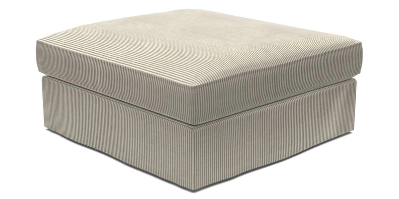 Slingsby Snuggler Fitted Cover Sofa in Two Tone Plain Biscuit. 