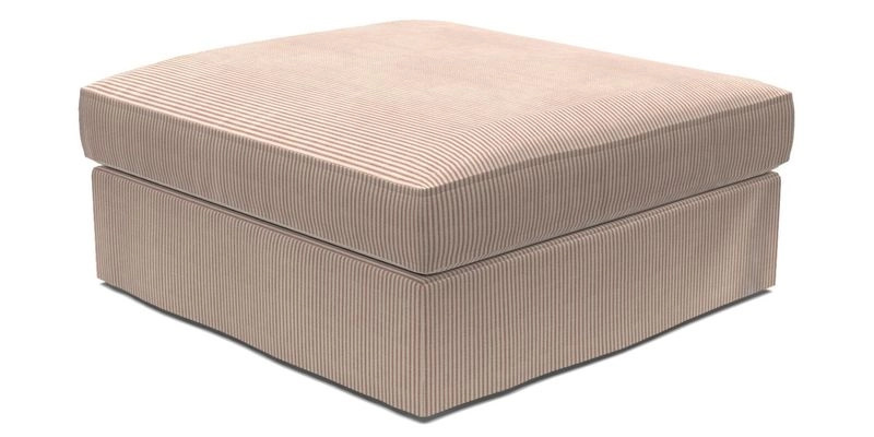 Slingsby Snuggler Fitted Cover Sofa in Two Tone Plain Biscuit. 