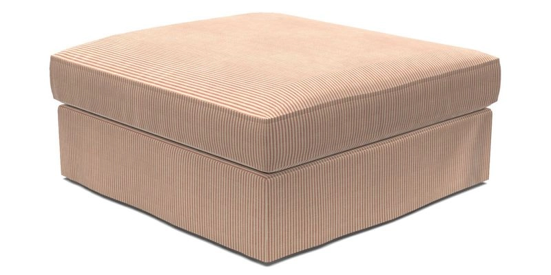 Slingsby Snuggler Fitted Cover Sofa in Two Tone Plain Biscuit. 