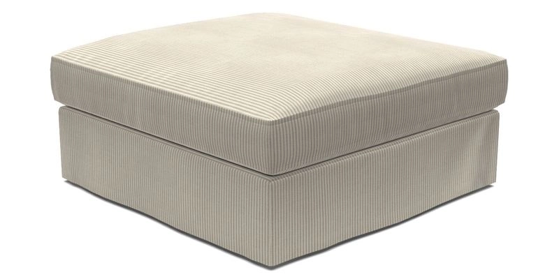 Slingsby Snuggler Fitted Cover Sofa in Two Tone Plain Biscuit. 