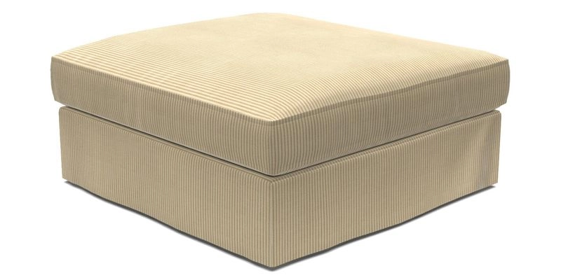 Slingsby Snuggler Fitted Cover Sofa in Two Tone Plain Biscuit. 