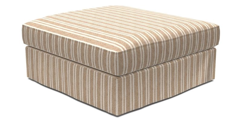 Slingsby Snuggler Fitted Cover Sofa in Two Tone Plain Biscuit. 